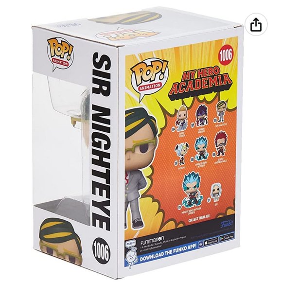 Funko POP Animation: My Hero Acadamia - Sir Nighteye #1006 - Picture 10 of 10